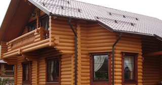 Строительство дома из оцилиндрованного бревна в Ейске - от 133627 рублей