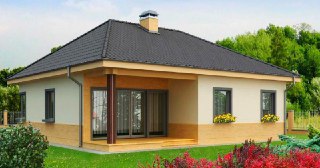 Строительство одноэтажных домов Ейск цена от 23642 руб. м2